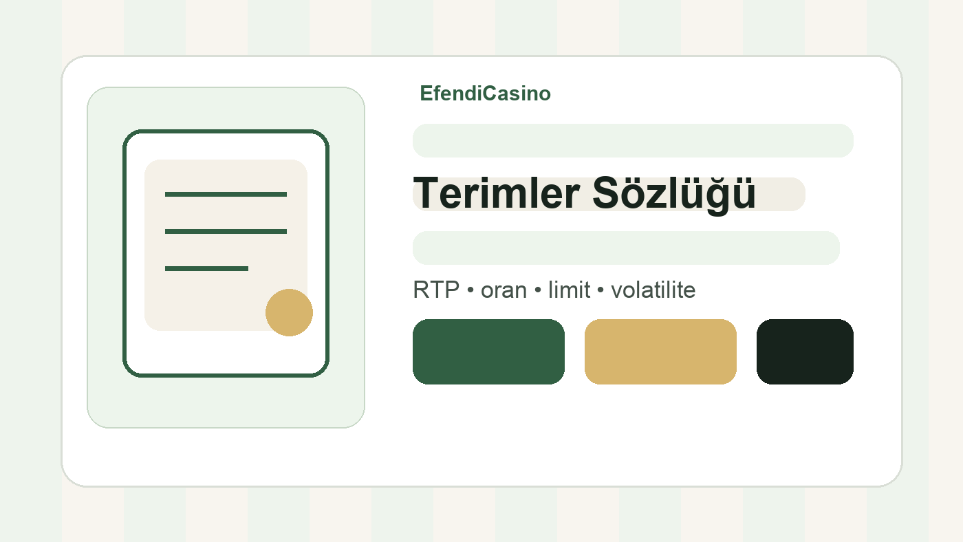 EfendiCasino slot RTP ve volatilite rehberi